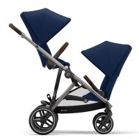 Прогулочная коляска для двойни Cybex Gazelle S шасси Taupe, Deep Black (Черный) - вид 21 миниатюра