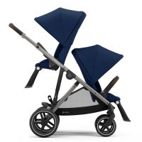 Прогулочная коляска для двойни Cybex Gazelle S шасси Taupe, Deep Black (Черный) - вид 23 миниатюра