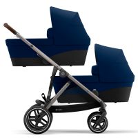 Прогулочная коляска для двойни Cybex Gazelle S шасси Taupe, Deep Black (Черный) - вид 25 миниатюра