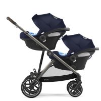 Прогулочная коляска для двойни Cybex Gazelle S шасси Taupe, Deep Black (Черный) - вид 27 миниатюра