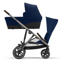 Прогулочная коляска для двойни Cybex Gazelle S шасси Taupe, Deep Black (Черный) - вид 29 миниатюра