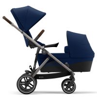 Прогулочная коляска для двойни Cybex Gazelle S шасси Taupe, Deep Black (Черный) - вид 33 миниатюра