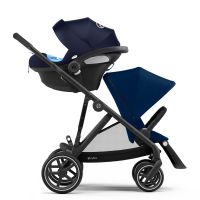 Прогулочная коляска для двойни Cybex Gazelle S шасси Taupe, Deep Black (Черный) - вид 37 миниатюра