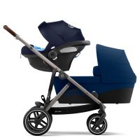 Прогулочная коляска для двойни Cybex Gazelle S шасси Taupe, Deep Black (Черный) - вид 41 миниатюра