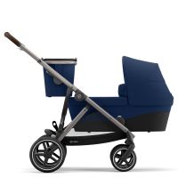 Прогулочная коляска для двойни Cybex Gazelle S шасси Taupe, Deep Black (Черный) - вид 9 миниатюра