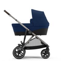 Прогулочная коляска для двойни Cybex Gazelle S шасси Taupe, Deep Black (Черный) - вид 11 миниатюра