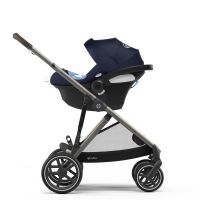 Прогулочная коляска для двойни Cybex Gazelle S шасси Taupe, Deep Black (Черный) - вид 15 миниатюра