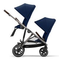 Прогулочная коляска для двойни Cybex Gazelle S шасси Taupe, Deep Black (Черный) - вид 17 миниатюра