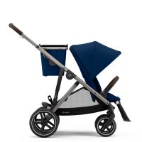 Коляска для двойни 2 в 1 Cybex Gezelle S шасси Taupe, Deep Black (Черный) - вид 1 миниатюра