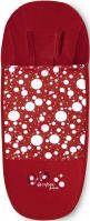 Накидка на ножки Cybex для колясок Priam, FE JS Petticoat (Красный с узором) - вид 1 миниатюра
