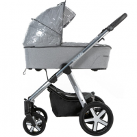 Коляска 3 в 1 Baby Design Husky XL 2022, Silver Gray / Серый (207) - вид 9 миниатюра