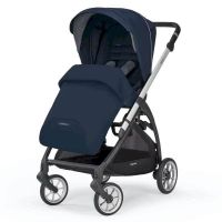 Коляска 4 в 1 Inglesina Electa System Quattro + Автокресло Inglesina Cab (0-13 кг), Soho Blue (Синий) - вид 1 миниатюра