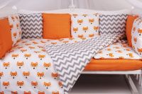Комплект в кроватку AmaroBaby (19 предметов), Lucky (Оранжевый, Поплин / Бязь) - вид 5 миниатюра