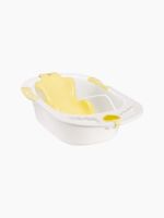 Детская ванна Happy Baby Bath Comfort, Yellow (Белый / Желтый) - вид 1 миниатюра